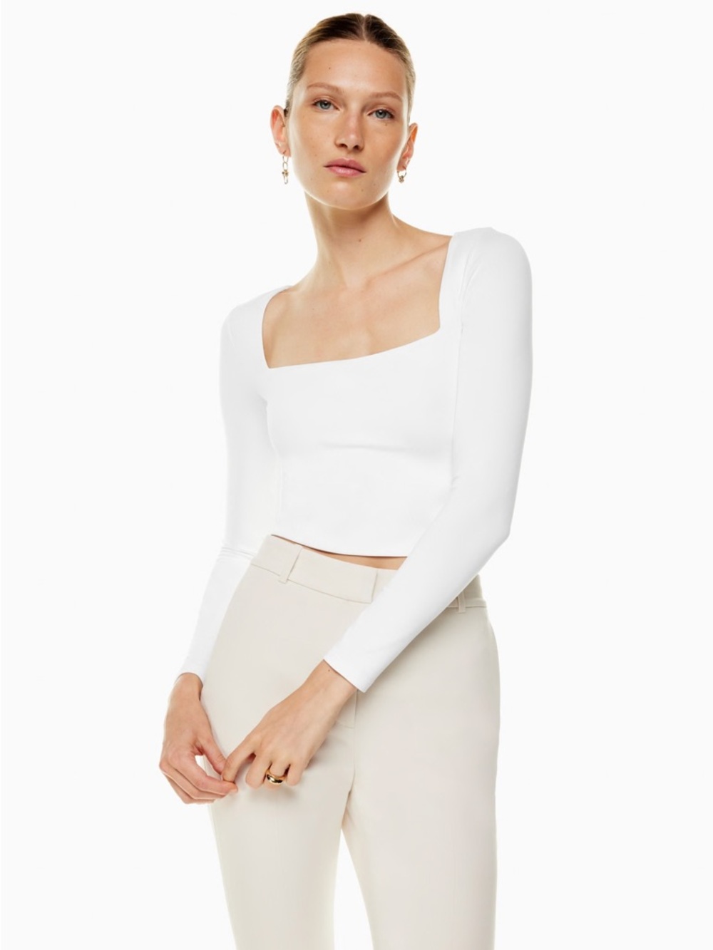 Aritzia Babaton Contour Squreneck Longsleeve